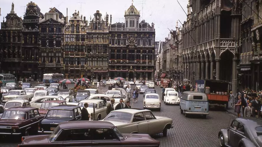 Image of Brussels Grand Place 1960s