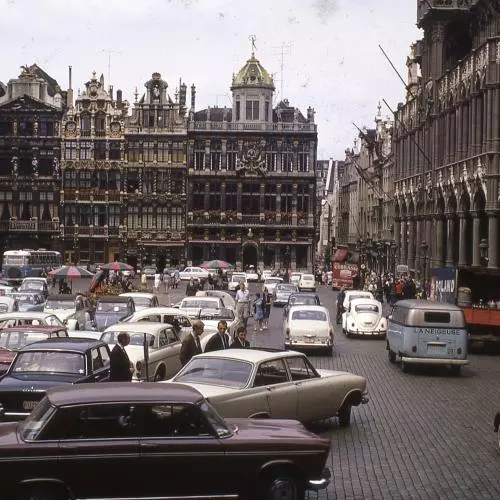 Image of Brussels Grand Place 1960s